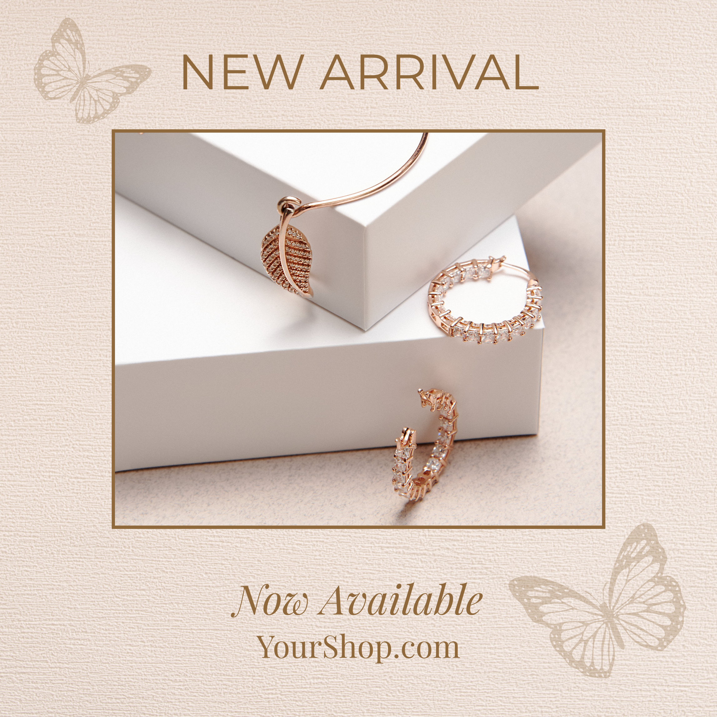 Neutral Canva Instagram Templates for Small Business | Charmfully Social Media Pack (10 Editable Posts)