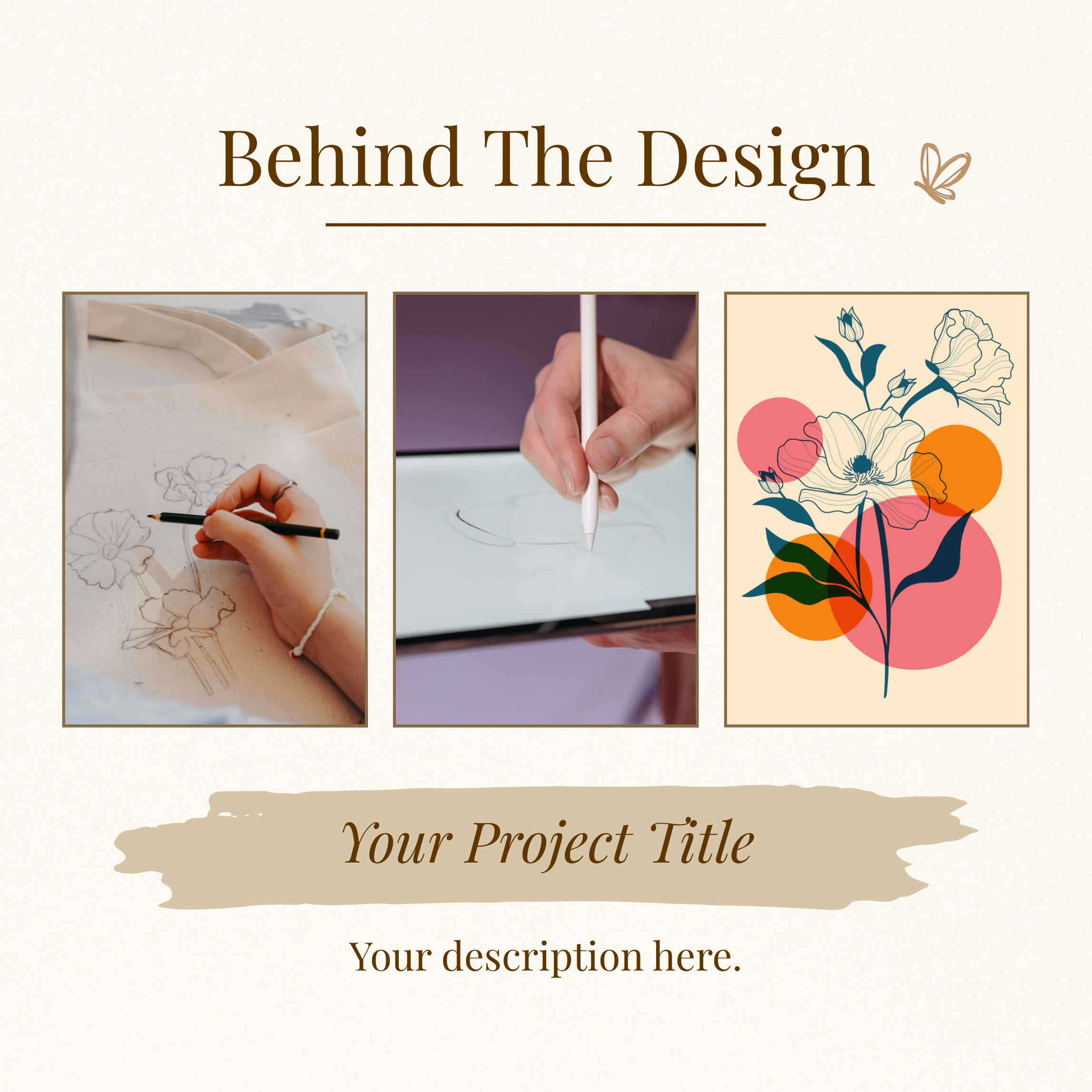 Neutral Canva Instagram Templates for Small Business | Charmfully Social Media Pack (10 Editable Posts)